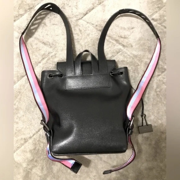 OFF-WHITE DIAG STRIPE LEATHER BACKPACK - Picture 5 of 12